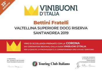 attestato vino sant'andrea